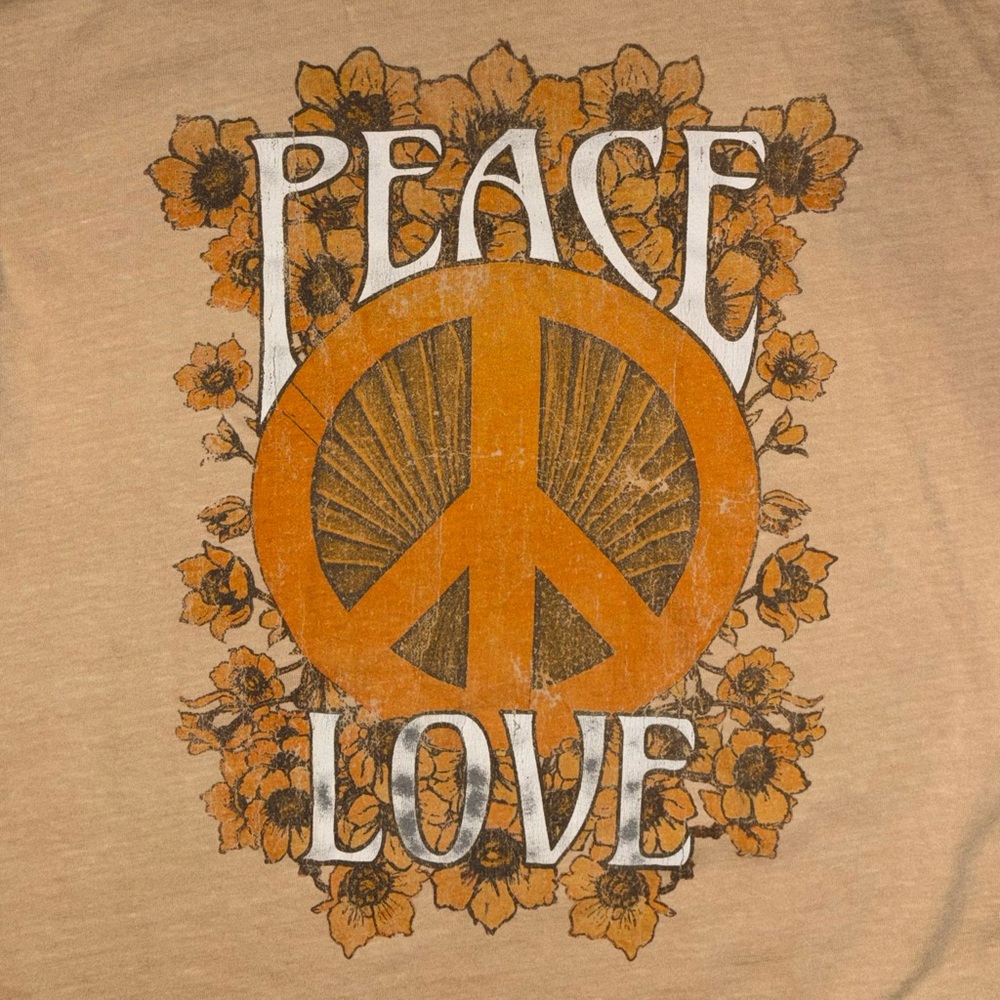 Girl Dangerous Graphic Tee XS – Peace Love Retro 70s Hippie Boho - Picture 5 of 11